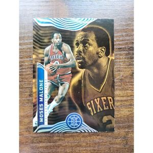 2021-2022 Panini Illusions #132 Moses Malone - Orange - 76ers - Fresh Pull